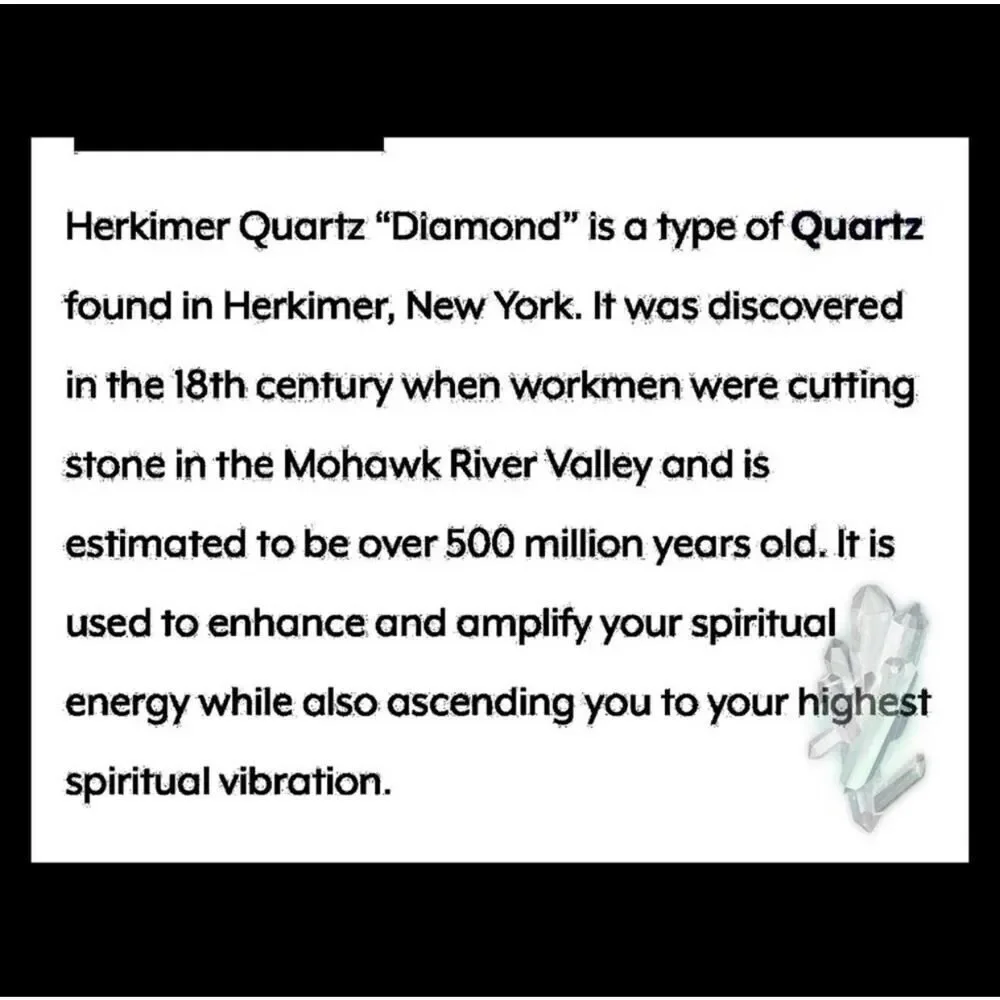 unbranded herkimer diamond